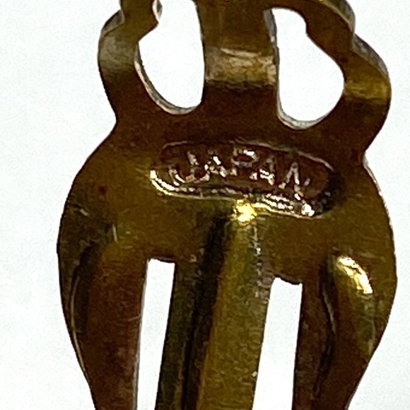 Japan Earrings Vintage Faux Pearl Beads Clips Clip Ons Marked - Picture 5 of 7